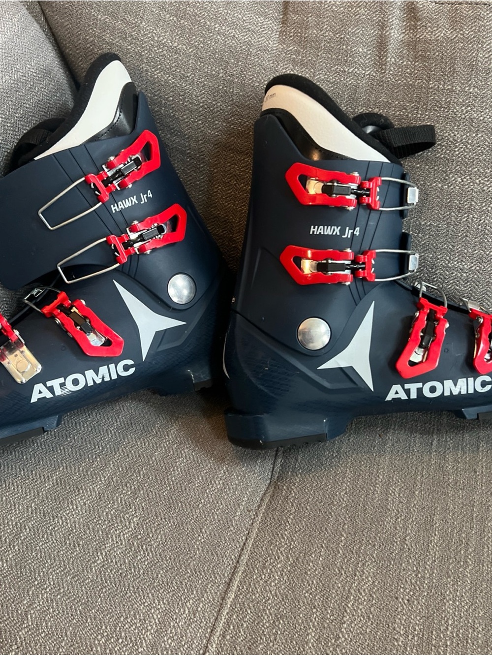 Atomic Hawx Jr 4 Kids Ski Boots - Black with Red Accents
